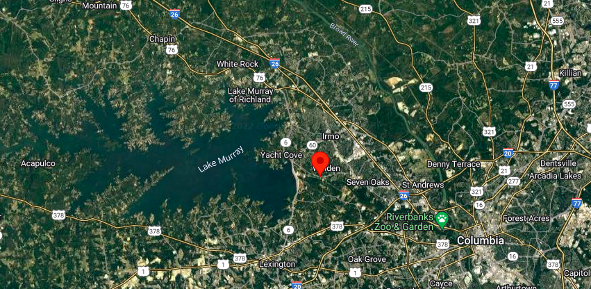 Lake Murray Satelite farther