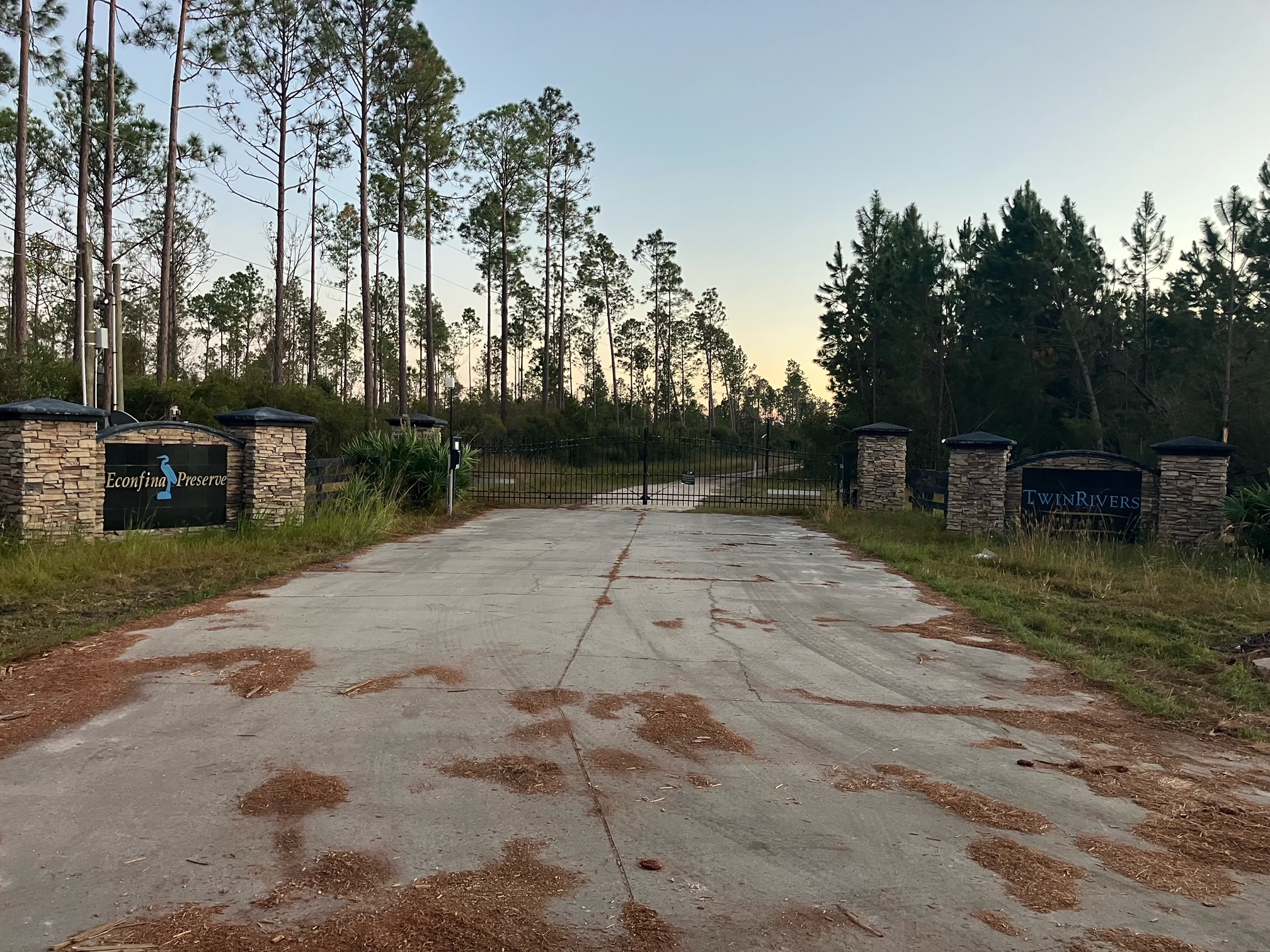 Entrance to Preserve Area