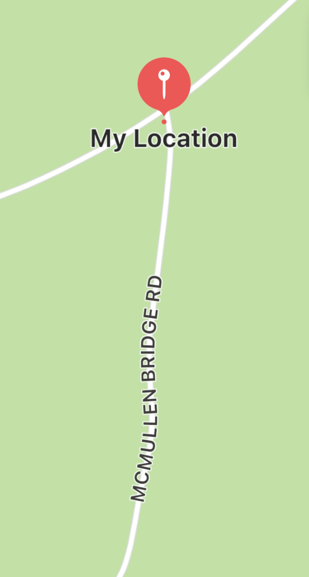 Location of entrance