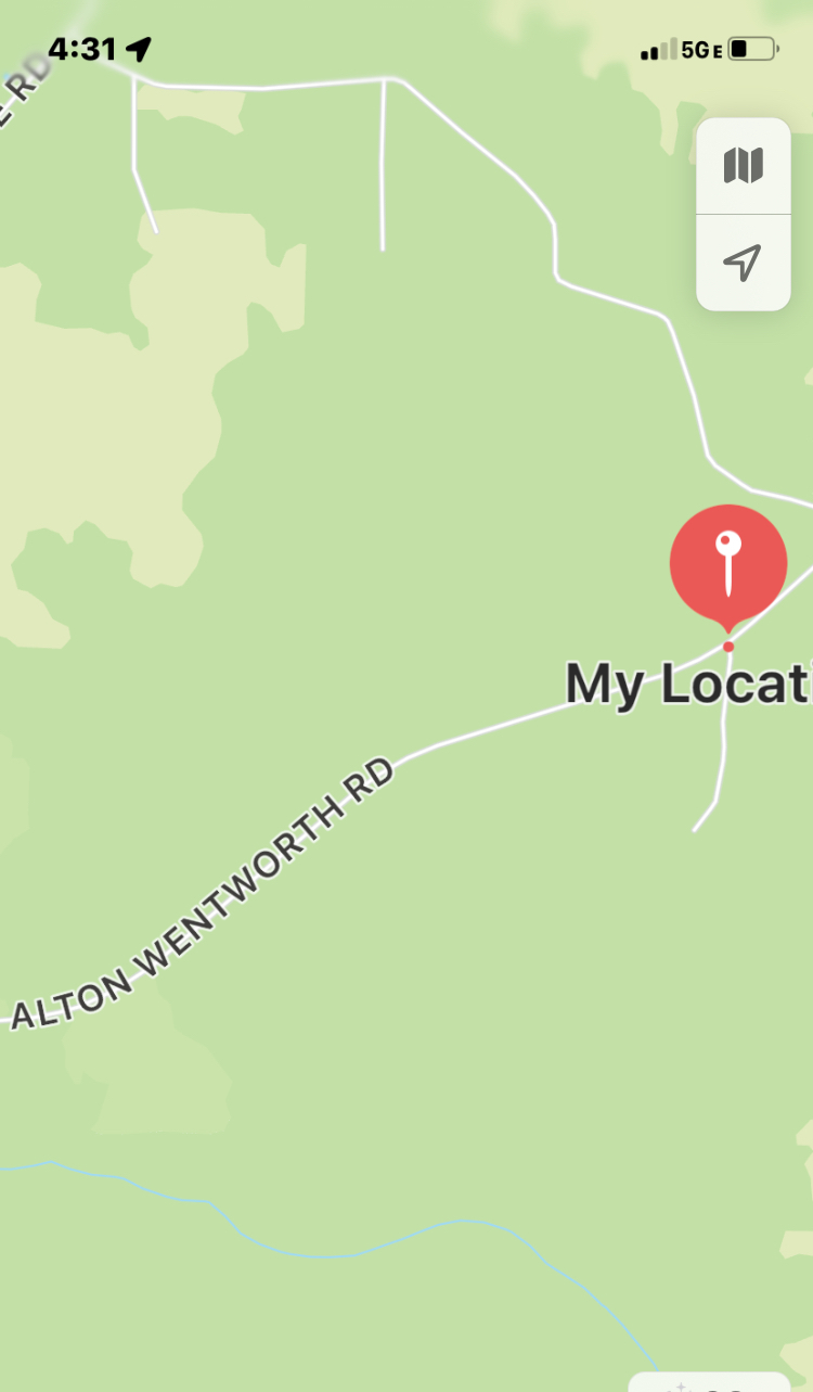 Location of entrance