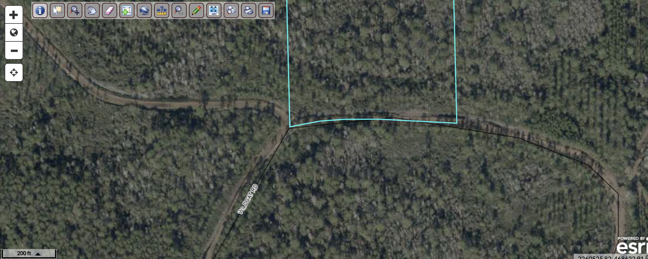 Close up view of road