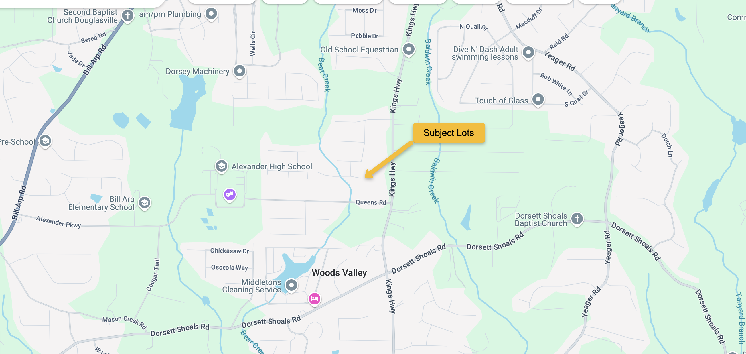Map wide view