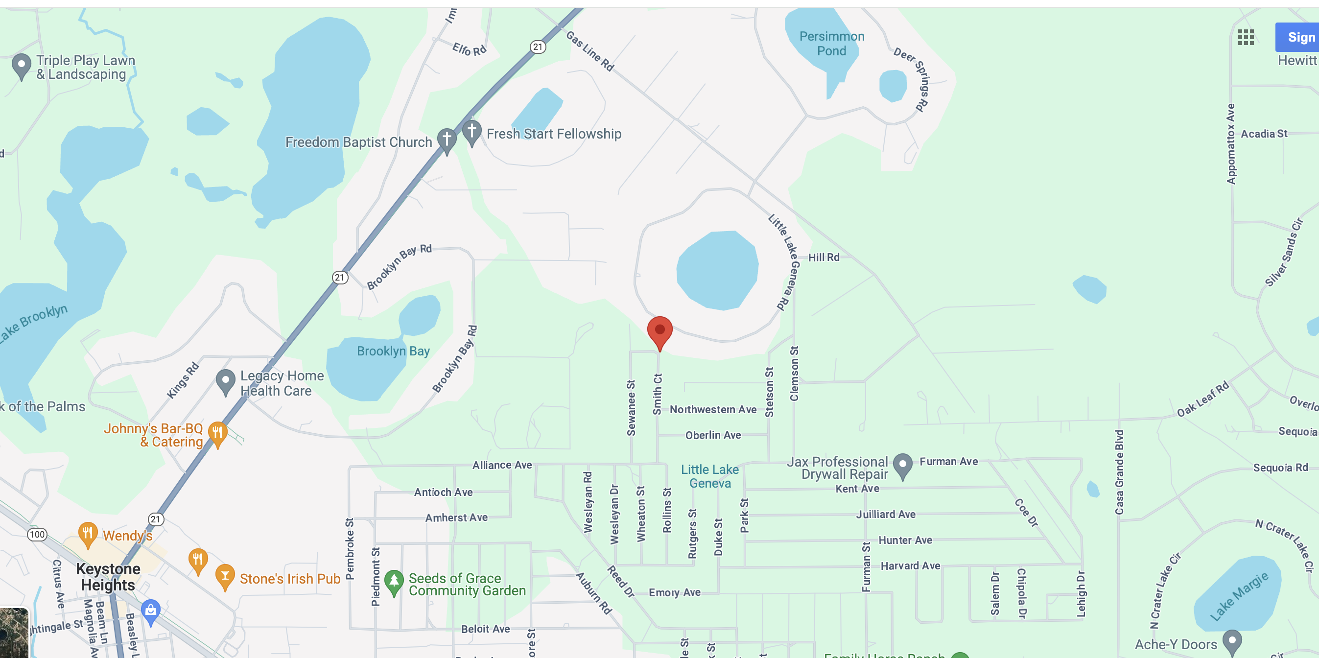 Area Map View